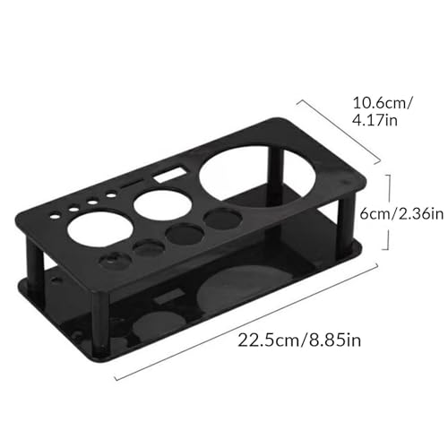 gazechimp Cocktail Shaker Stand Bartender Kits Storage Stand Durable Cocktail Bartending Set Stand for Beginners Party Wed...