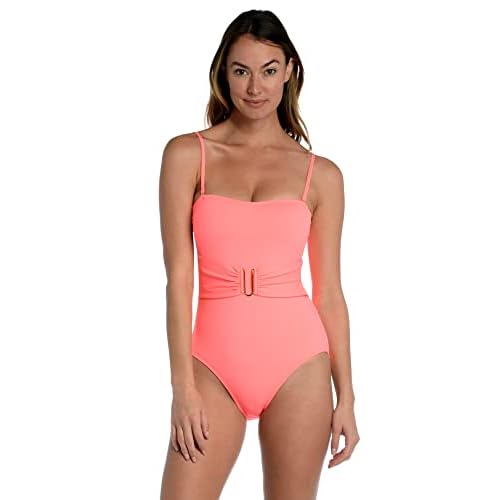 La Blanca Womens Island Goddess Bandeau One Piece SwimsuitOne Piece Swimsuit