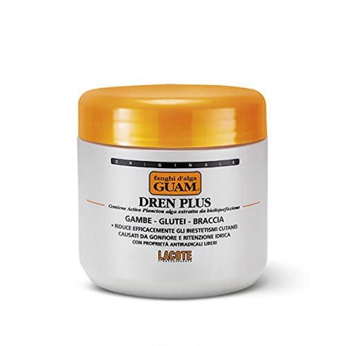 Guam Draining Body Wrap, DREN PLUS Seaweed Mud Body Wraps for Lymphatic Drainage against Water Retention and Swelling (1.1 LB)