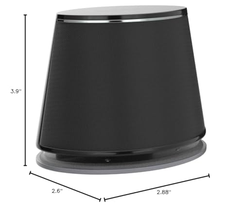 Amazon Basics Stereo 2.0 Speakers for PC or Laptop, 3.5mm Aux input, USB-Powered, 1 Pair, Black