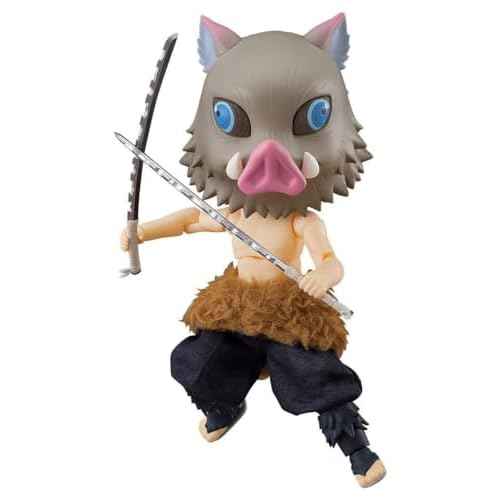 Good Smile Demon Slayer: Kimetsu no Yaiba: Inosuke Hashibira Nendoroid Doll Action Figure, Multicolor