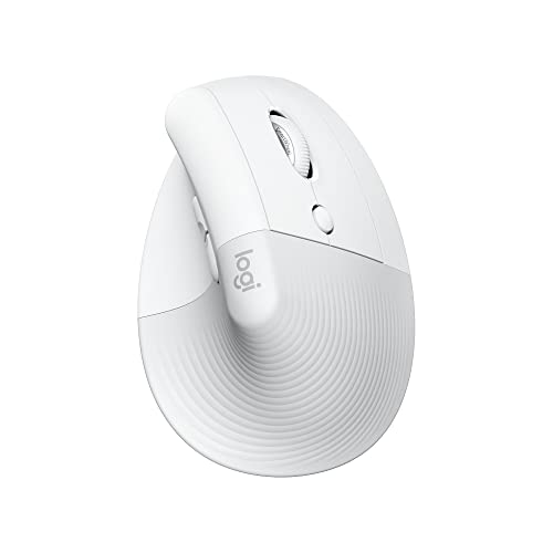 Logitech Lift for Mac Wireless Vertical Ergonomic Mouse, Bluetooth, Quiet Clicks, Silent Smartwheel, 4 Customizable Button...