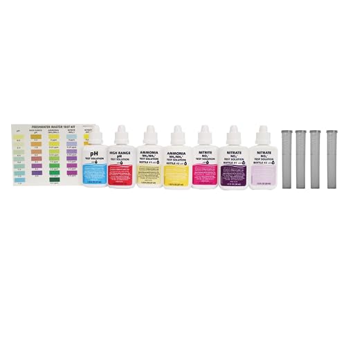 API FRESHWATER MASTER TEST KIT 800-Test Freshwater Aquarium Water Master Test Kit, White, Single, Multi-colored