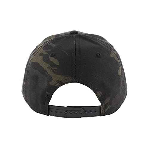 Jeep Officially Licensed Black Camo Hat | Structured Snapback Cap for Men | Ripstop Fabric