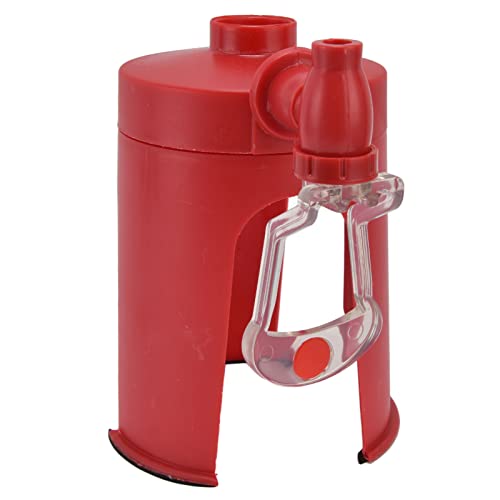 Water Dispenser Mini Automatic Red Upside Down Drink Fountain for Home Travelling Camping Water Soda Beverage