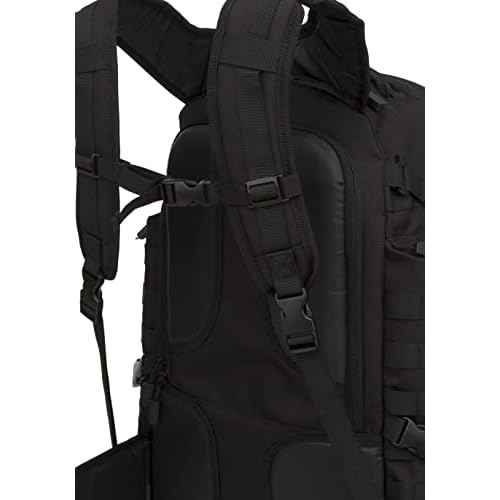 SOG Barrage Tactical Internal Frame Backpack, 64.3-Liter Storage, Black