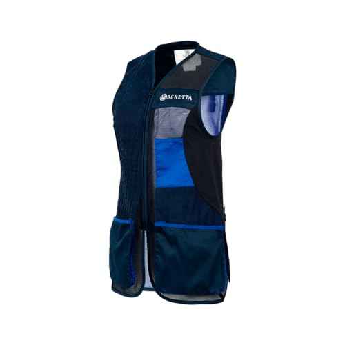 Beretta Women's Uniform Pro 20.20 Micro Lightweight Breathable Meshed Cotton Shooting Vest with Expandable Front Pockets