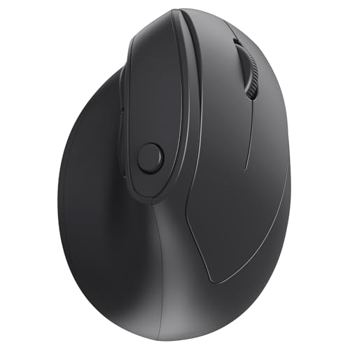 Blervadix Ergonomic Mouse, USB+Bluetooth Dual Connection, Wireless Vertical Mouse for Reducing Wrist Pain, 1000/1600/2400 ...