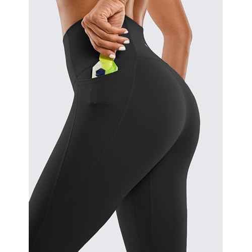 CRZ YOGA Butterluxe Workout Leggings Pockets 31" - High Waisted Athletic Gym Womens Yoga Pants for Tall Women