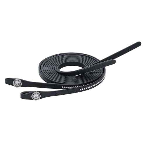 Weaver Leather Back in Split Reins, Black, Small