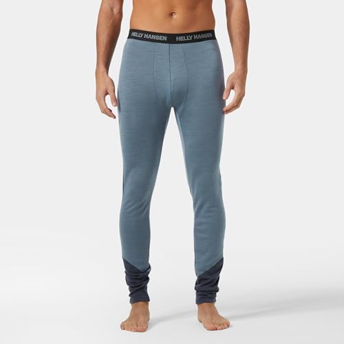 Helly-Hansen LIFA Merino Midweight Pant for Men, Track Pants with Non-Itch Fabric, 2-Layer Design, Flat Lock Seams, ZQ Wool