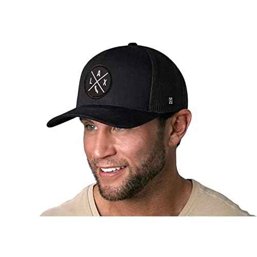 HAKA State City Trucker Hat for Men & Women, Adjustable Baseball Hat, Mesh Snapback, Sturdy Outdoor Black Golf Hat