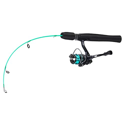 Sougayilang Ice Fishing Rod and Reel Combo, Ice Fishing Gear Complete Kit, Include Ice Jig and Ice Fishing Accessories, Sp...