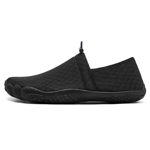 Racqua Women Men Water Shoes Slip-On Barefoot Beach Shoes Outdoor Breathable Sneakers