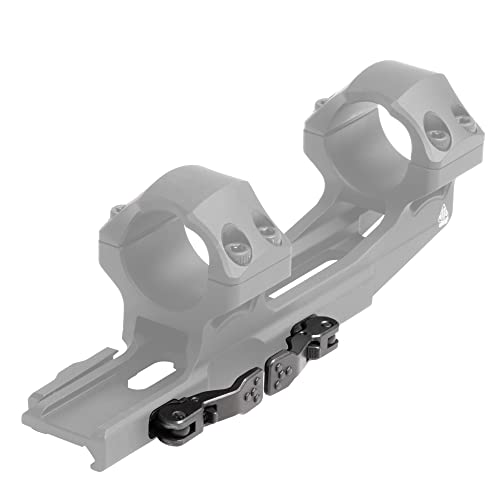 UTG ACCU-SYNC QR 1", Medium Pro, 50mm Offset Scope Mount, Black