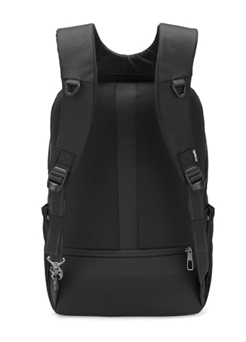Pacsafe Metrosafe X Anti Theft 25L Backpack - With Padded 15" Laptop Sleeve, Black