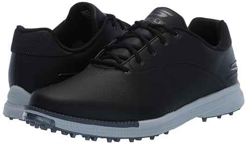 Skechers Tempo Spikeless Waterproof Lightweight Golf Shoe Black/Grey
