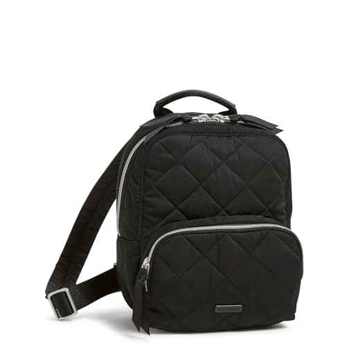 Vera Bradley Performance Twill Mini Backpack, True Black