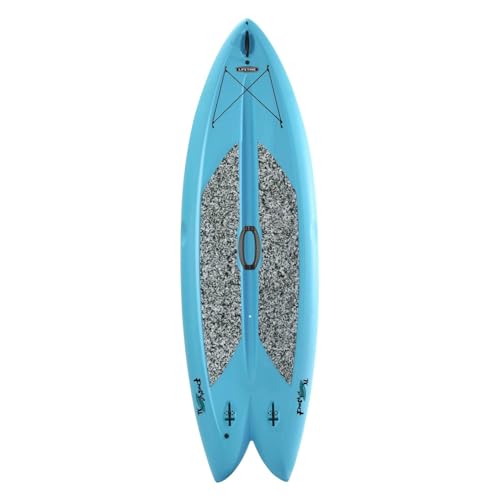Lifetime Freestyle Hard Shell Paddleboard with Paddle, 9'8"/X-Large, Glacier Blue