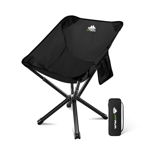 MTRVR Lightweight Folding Camping Chair — Compact One-Piece Design, Quick Setup, Stable Aluminum Frame, Portable Chair for...