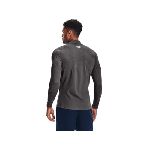 Under Armour Mens ColdGear Fitted Mock Baselayer - Dual Layer Warmth and Fast Drying LGT