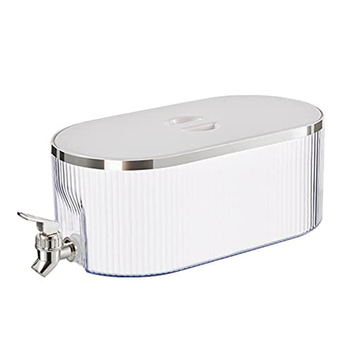 Water Dispenser, Beverage Dispenser Drink Jug Dispenser Drink Dispenser for Fridge Refrigerator Cold Water Kettle with Fau...
