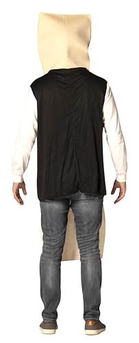 Rasta Imposta Bacon Strip Costume, Brown, One Size