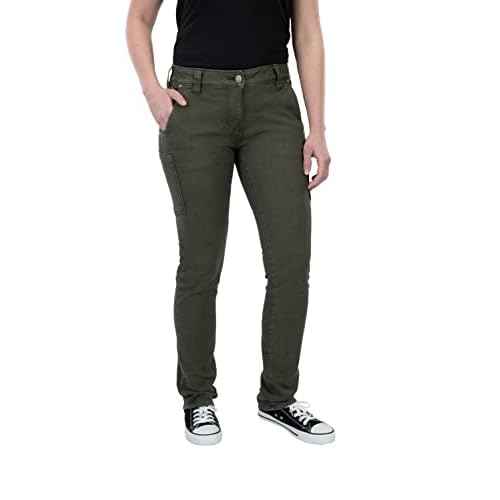 Vertx Kesher Women¡¯s Stretch OPS Tactical Pants with Pockets, Straight-Fit, for Work, Outdoor, Hiking, Denim