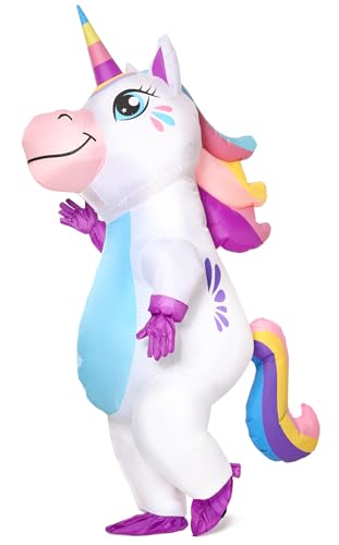 Gootus Inflatable Unicorn Costume for Adult - Funny Halloween Inflatable Costumes for Men Women, Blow Up Costume for Hallo...