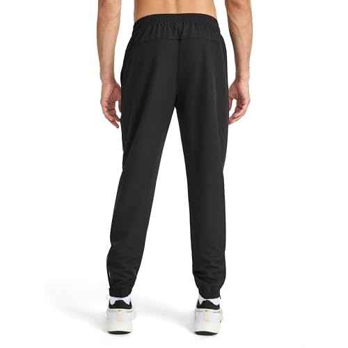 Reebok Men's Repeat Woven Pant, Standard Fit, 30¡± Inseam, Lightweight Stretch Poly-Blend Fabric