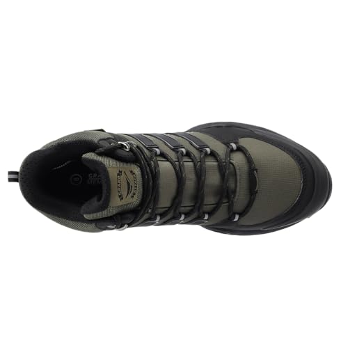 Men's Mid Waterproof Hiking Boots Lightweight Approach Trekking Comfortable Backpacking Non Slip Work Shoes Outdoor Campin...
