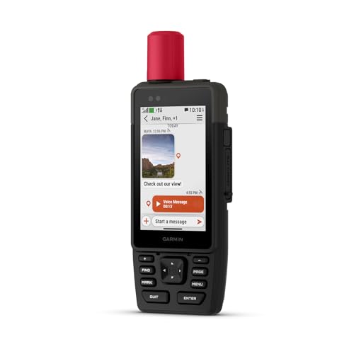 Garmin GPSMAP H1i Plus Rugged Hiking Premium GPS Handheld Navigator with inReach Plus Satellite Technology to Share Text, ...