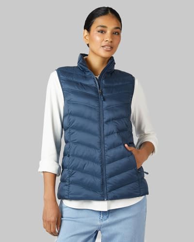 32 Degrees Heat Women’s Lightweight Packable Vest – Quilted Travel Vest for Cold Weather