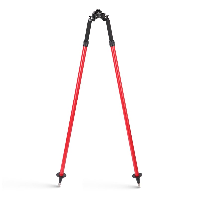 DMITER Surveying Bipod Aluminum Stand with Telescopic Struts, Carbon Fiber GPS Pole 6.56FT/2M x 2 Section Pole with 5/8” A...