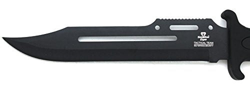 Snake Eye Tactical Fixed Blade Tactical Combat Knife 13-Inch Overall Self Defense Hunting Camping Fishing Survival