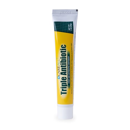CareAll Triple Antibiotic Ointment 1.0 oz, First Aid Ointment for Minor Scrapes, Cuts, and Burns to Help Guard Against Inf...