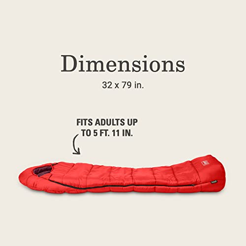 Coleman Sleeping Bag—Tidelands 40° Mummy Sleeping Bag for Adults
