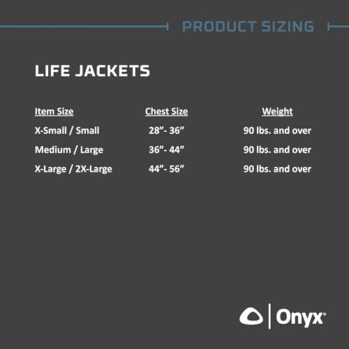 Onyx U.S. Coast Guard and Transport Canada Approved MoveVent Dynamic Paddle Vest for Adults for Kayaking, Canoeing, Stand ...