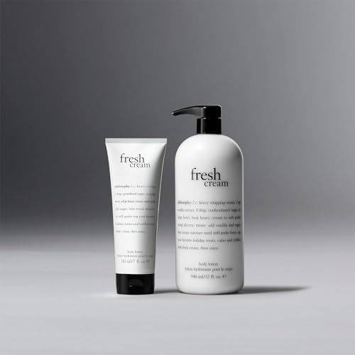 philosophy fresh cream body lotion - with notes of vanilla, heliotrope & tonka bean - 7 fl oz