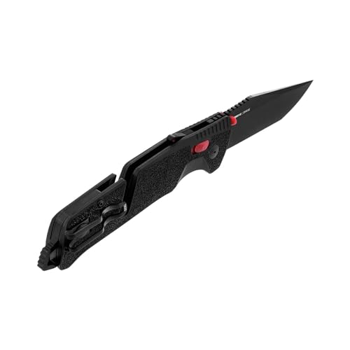 SOG Trident at Ambidextrous Professional Tanto Folding Knives | Heat-Treated CRYO D2 3.75" Stainless Steel Blade