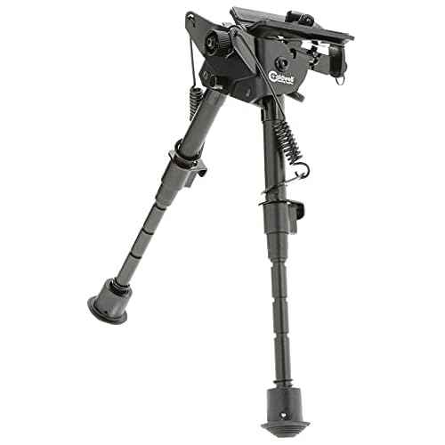 Caldwell XLA Fixed Bipod with Adjustable Notched Legs and Slim Folding Design for Easy Transport, Rifle Stability, and Target Shooting