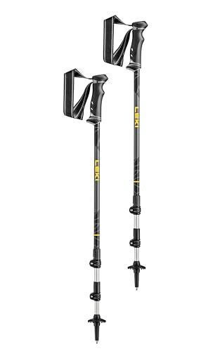 LEKI Journey Lite Trekking Poles - Aluminum Collapsible Lightweight Walking Poles for Hiking