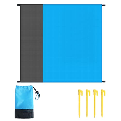 Gabrella Beach Mat Picnic Blanket Outdoor, Beach Blanket Sandproof for 1-4 Adults, Lightweight Durable Beach Mat for Trave...