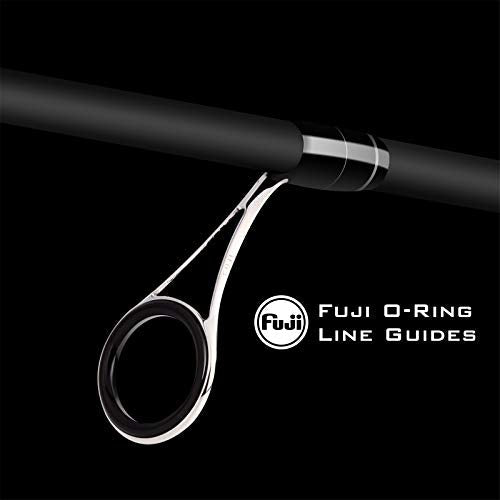 KastKing Perigee II Spinning & Casting Fishing Rods, Fuji O-Ring Line Guides, 24 Ton Carbon Fiber Casting and Spinning Rods - Two Pieces,Twin-Tip Rods and One Piece Rods