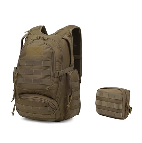 Mardingtop 25L Tactical Backpacks+Molle Admin Tactical Utility Pouch