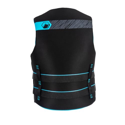 Liquid Force 2026 Women's Classic Hinge (Black/Aqua) CGA Life Jacket
