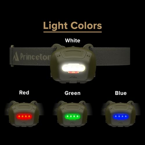 9001709 Princeton Tec Quad Tactical Mpls Headlamp Olive Drab