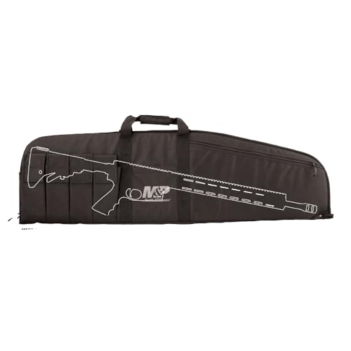 M&P by Smith & Wesson Duty Series Gun Case Padded Tactical Rifle Bag for Hunting Shooting Range Sports Storage and Transport