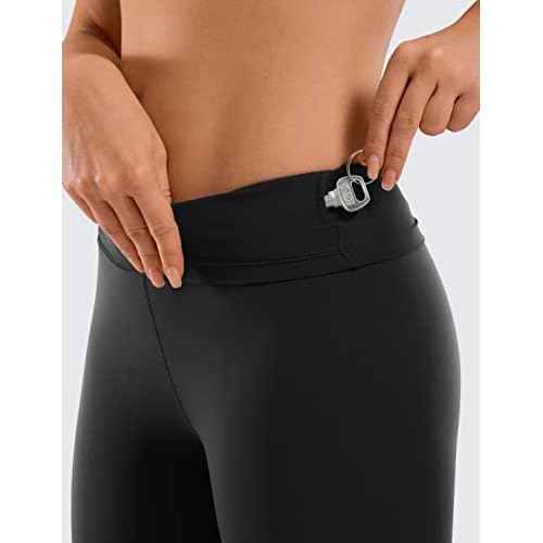 CRZ YOGA Women's Naked Feeling Biker Shorts - 8 Inches High Waisted Yoga Workout Gym Running Spandex