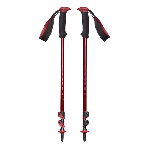 BLACK DIAMOND Trail Back Trekking Poles (Pair) | Durable Aluminum | FlickLock Adjustability | Comfortable Grips for Hiking...